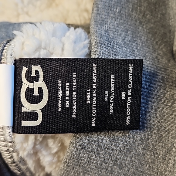 UGG Daylin Bonded Fleece Unisex Sweatpants with Logo Sz Small *NWT* MSRP $148 - Picture 11 of 13